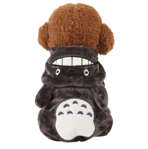 2025 New Pet Dog Clothes Pet Dog Warm Coat With Hooded Cute Animal Totoro Pack